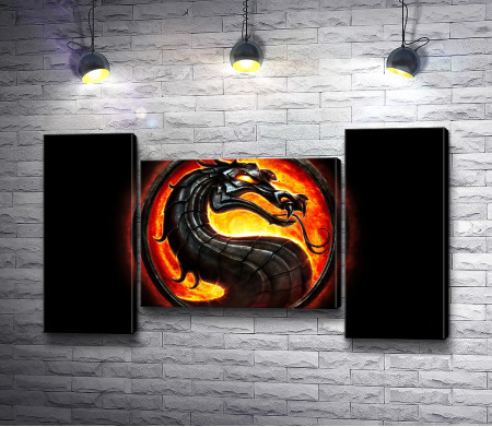 Главный дракон из игры Mortal Kombat