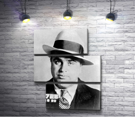 Черно-белое фото Аль Капоне