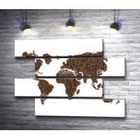 Кофейная карта мира 