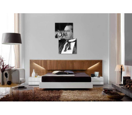 Черно-белый портрет Джека Николсона