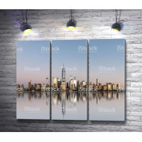 Панорамный вид на Манхэттен - Боро Нью-Йорка
