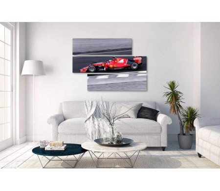 Ferrari Формула 1 на гоночной трассе 