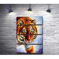 Амурский тигр в живописи 