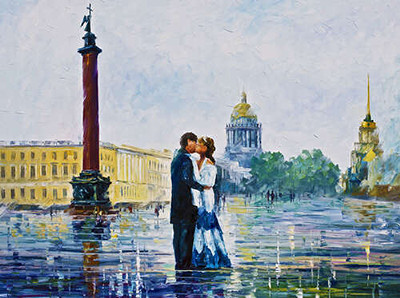 Поцелуй в Санкт-Петербурге