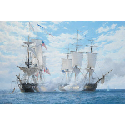 Морское сражение, во время которого Королевский корабль Шеннон захватил американский фрегат Чесапик, 1 июня 1813 год