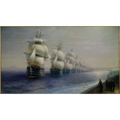 Смотр Черноморского флота в 1849 году