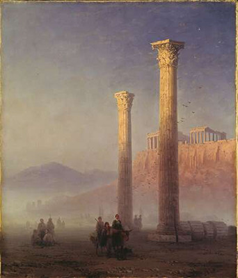 Храм Зевса Олимпийского, Афины
