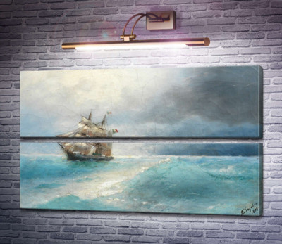 Італійський корабель в море