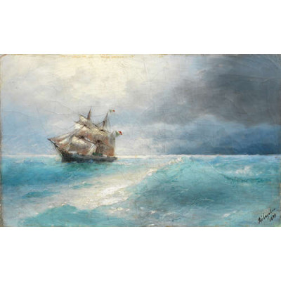 Итальянский корабль в море