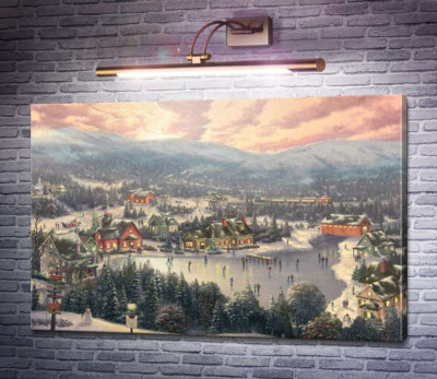 Пейзаж с катком