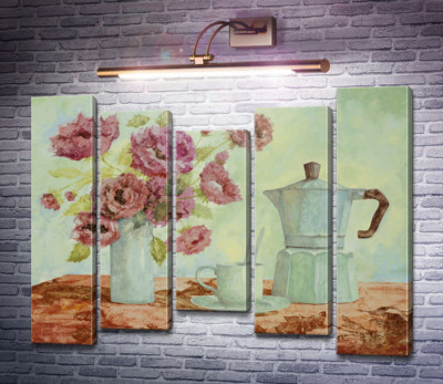 Кофейник и амаранты
