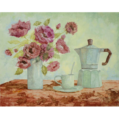 Кофейник и амаранты