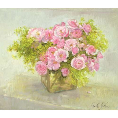 Алхемилла и розы