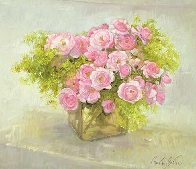Алхемилла и розы