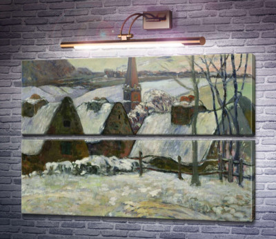 Бретонське село під снігом