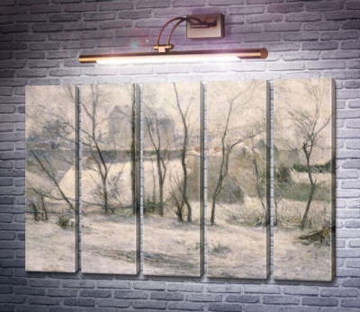 Сад под снегом, 1879