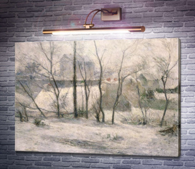 Сад под снегом, 1879