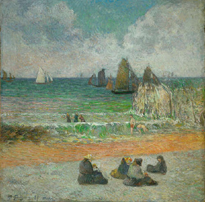 Купание, Дьепп, 1885