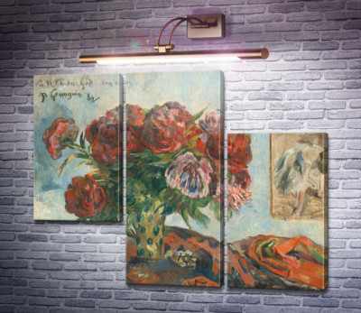 Натюрморт с пионами, 1884