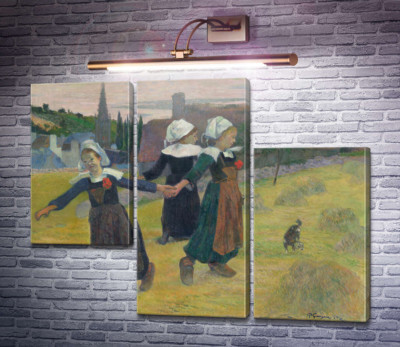 Бретонские девочки танцуют, 1888