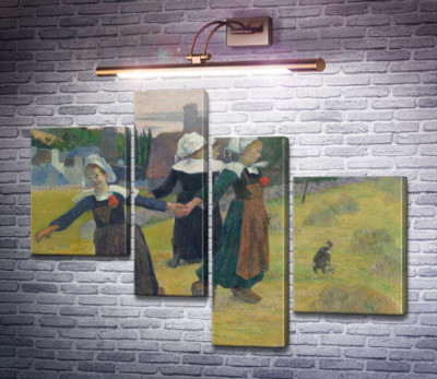 Бретонские девочки танцуют, 1888