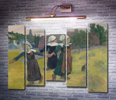 Бретонские девочки танцуют, 1888