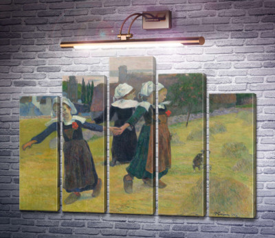 Бретонские девочки танцуют, 1888
