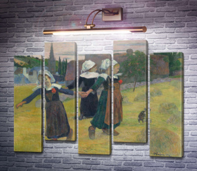 Бретонские девочки танцуют, 1888