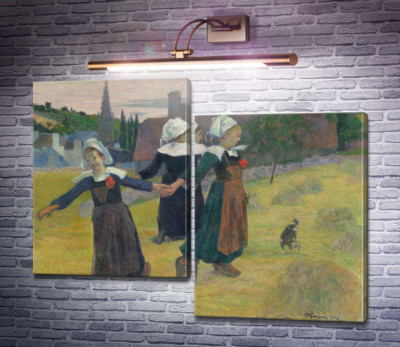 Бретонские девочки танцуют, 1888