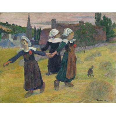 Бретонские девочки танцуют, 1888