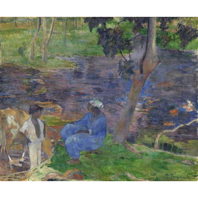 На берегу реки на Мартинике, 1887