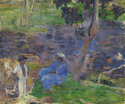 На берегу реки на Мартинике, 1887