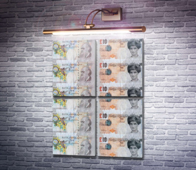 Фальшивые £ 10 с изображением леди Ди