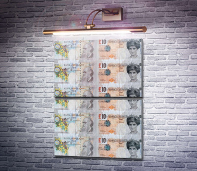 Фальшиві £ 10 із зображенням леді Ді