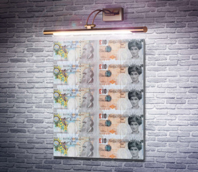 Фальшивые £ 10 с изображением леди Ди