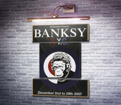 Афиша выставки Бэнкси в Нью-Йорке 2007 года