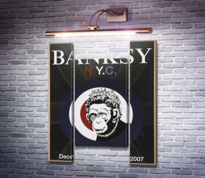 Афиша выставки Бэнкси в Нью-Йорке 2007 года