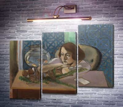 Женщина с аквариумом