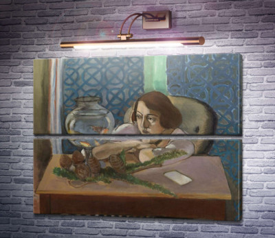 Женщина с аквариумом
