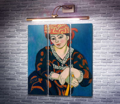 Жінка в шапочці з мадраса