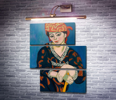 Женщина в шапочке из мадраса