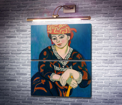 Жінка в шапочці з мадраса