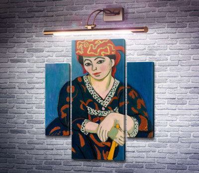 Жінка в шапочці з мадраса