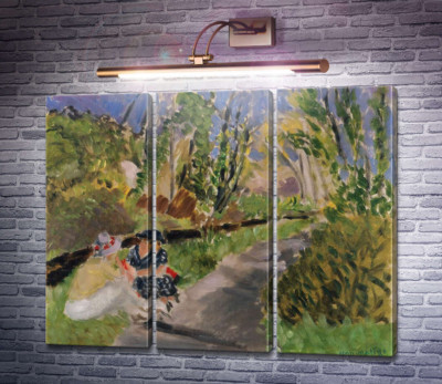 Пейзаж с двумя женщинами