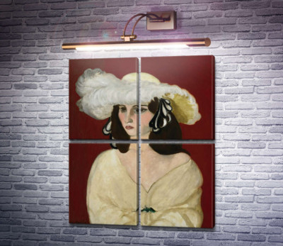 Белая шляпка