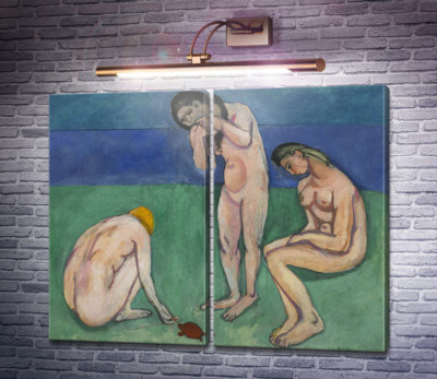 Купальщицы с черепашкой