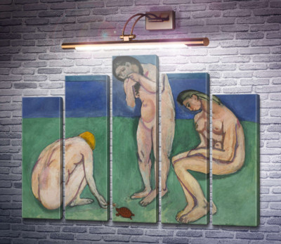 Купальщицы с черепашкой
