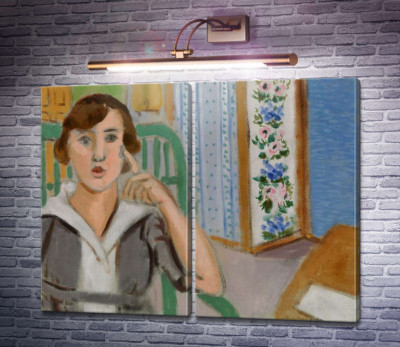 Женщина и ширма