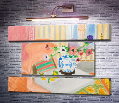 Анемоны в китайской вазе