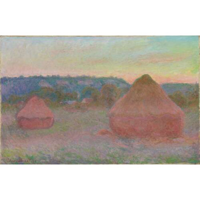 Стога пшеницы (конец дня, осень)